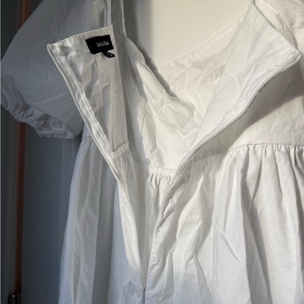 Lea & Viola White Ruffled Blouse - Picture 5 of 5